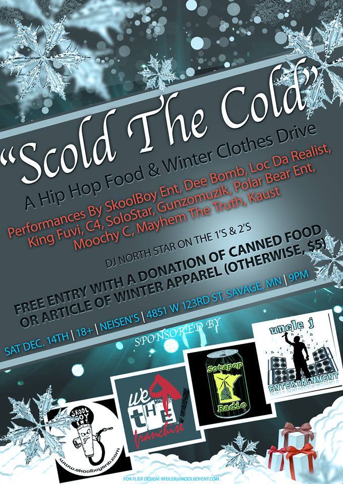 Dee Bomb Performing in The Scold The Cold in Savage December 14th