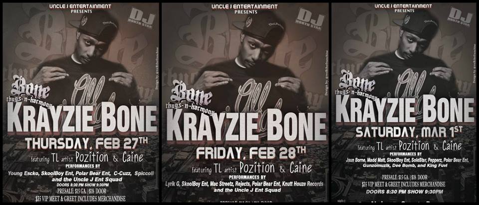 Dee Bomb Going on Tour with Krayzie Bone Starting February