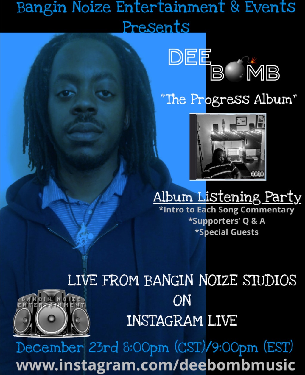 The Progress Album Listening Party December 23rd on Instagram